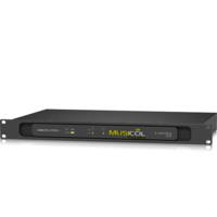מגבר להתקנות 2X200W, שנאי קו LAB-GRUPPEN E4:2