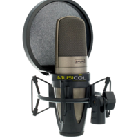 מיקרופון קונדנסר מקצועי לשירה SHURE KSM42/SG