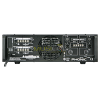 מגבר הספק 2X200W עם שנאי קו PHONIC ICON300