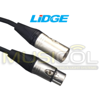 כבל DMX באורך 1 מ' LIDGE YM-381A-1M XLR-XLR