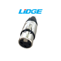 מחבר XLR נקבה לכבל LIDGE YM002A