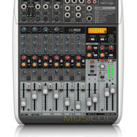 מיקסר 8 כניסות כרטיס קול ואפקט לשירה QX1204USB