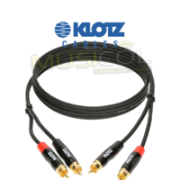 כבל סטריאו RCA-RCA באורך 3 מטר KLOTZ KT-CC300
