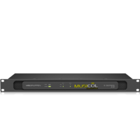 מגבר להתקנות 2X200W, שנאי קו LAB-GRUPPEN E4:2
