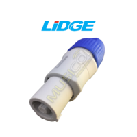 מחבר איכותי POWER-CONNECTOR לבן LIDGE LS-3FCB