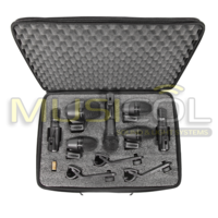 סט מיקרופונים לתופים במזוודה SHURE PGADRUMKIT7