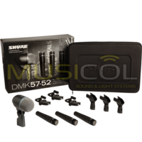 סט 4 מיקרופונים לתופים במזוודה SHURE DMK57-52