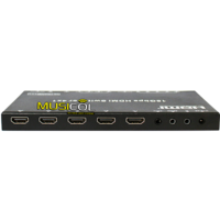 מפצל 1:4 של HDMI 2.0 עם EDID, 18G 4:4:4