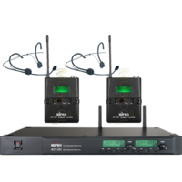 זוג מיקרופונים אלחוטיים מדונה MIPRO ACT-323TT-SET