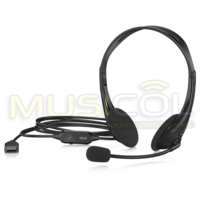 אוזניות סטריאו USB עם מיקרופון BEHRINGER HS20