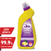 ג'ל לניקוי וחיטוי אסלות - טאצ'