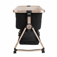 עריסה נצמדת למיטה NOA שחור שלד שמפניה