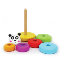 מגדל טבעות מעץ 