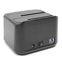 קופסא לדיסק חיצוני 2.5 Gold Touch USB3.0 Dual Bay