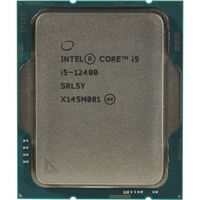 מעבד אינטל דור 12 INTEL I5-12400 Tray 6CRS 117W LGA1700