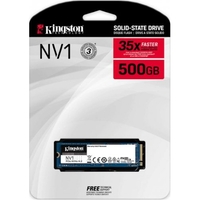 דיסק פנימי Kingston 500GB NVME Gen 3.0X4 NV1 Series 2100/1700MB/s