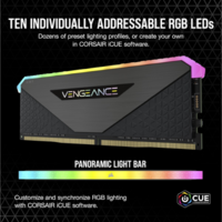 ז. לנייח Corrsair Vengeance RGB RT 16GB 2X8 3600Mhz c18 for AMD
