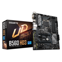 לוח אם GIGABYTE B560 HD3 rev 1.2 LGA1200 ATX 10/11