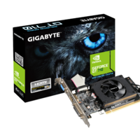 כרטיס מסך Gigabyte GT 710 2GB 2.0 VGA DVI HDMI Low Profile