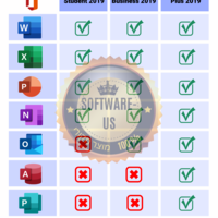 אופיס פרו פלוס 2019 | Microsoft Office  Professional Plus 2019  (עותק דיגיטלי)