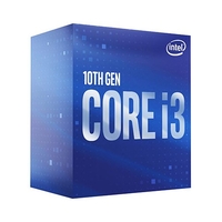 מעבד דור 10 Intel Core i3-10100 BOX 4Crs 8Thrd 4.3Ghz lga1200