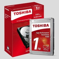 דיסק קשיח פנימי לנייח Toshiba P300 1TB 7200rpm 64MB 3.5
