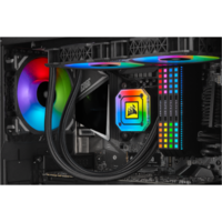קירור נוזלי למעבד Corsair iCUE H115i Elite Capplix 280mm RGB