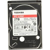 דיסק פנימי לנייד Toshiba 2TB 2.5 sata III 5400rpm 128MB Cache 7mm