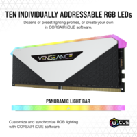 ז. לנייח Corsair Vengeance RGB RT 32GB 2X16 3600Mhz C18 for AMD