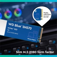 דיסק פנימי WD BLUE SN570 500GB NVME BLUE GEN3