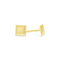 Square Gold Earrings