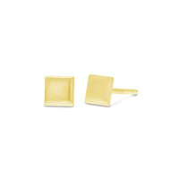 Square Gold Earrings