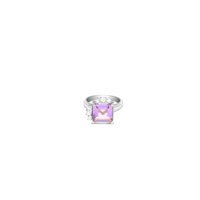 Linoy Amethyst Ring with Diamonds