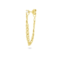 Lee-Tal | Gold Earring with Diamond