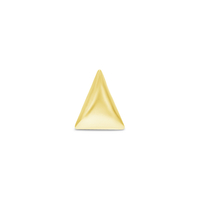 Triangular Gold Earrings