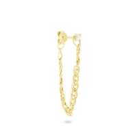 Lee-Tal | Gold Earring with Diamond