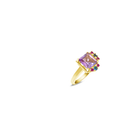 Linoy Amethyst Ring with Rubi & Topaz Blue London