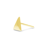 Triangular Gold Earrings