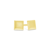 Square Gold Earrings