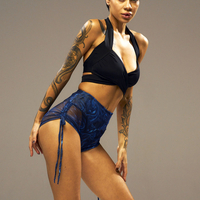 Shorts CLAR mesh fluid blue art (only mesh)