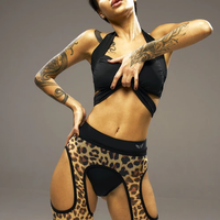 Belt mesh GRID leopard (only mesh)