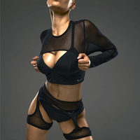 Bolero-mesh GRID black (only mesh)