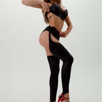 EXOT leather stockings