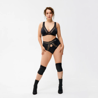 Set High Waisted with Mesh – STAY WILD – Black
