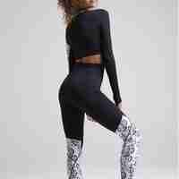 Лосины FELIX black/snake print