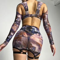 Skirt mesh DESEAR art (with shorts)