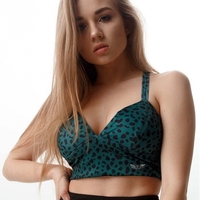 Top LUX green camo