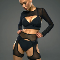 Bolero-mesh GRID black (only mesh)