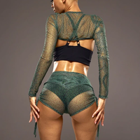 Shorts CLAR mesh green camo (only mesh)