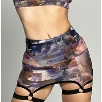 Skirt mesh DESEAR art (with shorts)